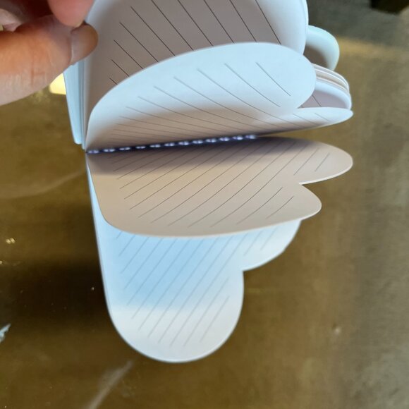 Yoobi Mini Notebooks Set of 2 Heart and Rainbow Puffy Covers (new / nbsx) - Picture 4 of 8